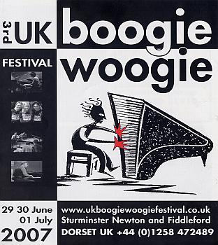 2007 UK International Boogie Woogie Festival Program Cover